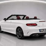 Weißes 2023 Mercedes C200 Cabrio Cabriolet in Antalya Belek