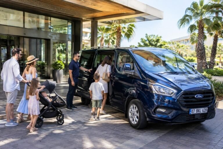 Belek 9-Seat Minibus Rental for Families and Groups